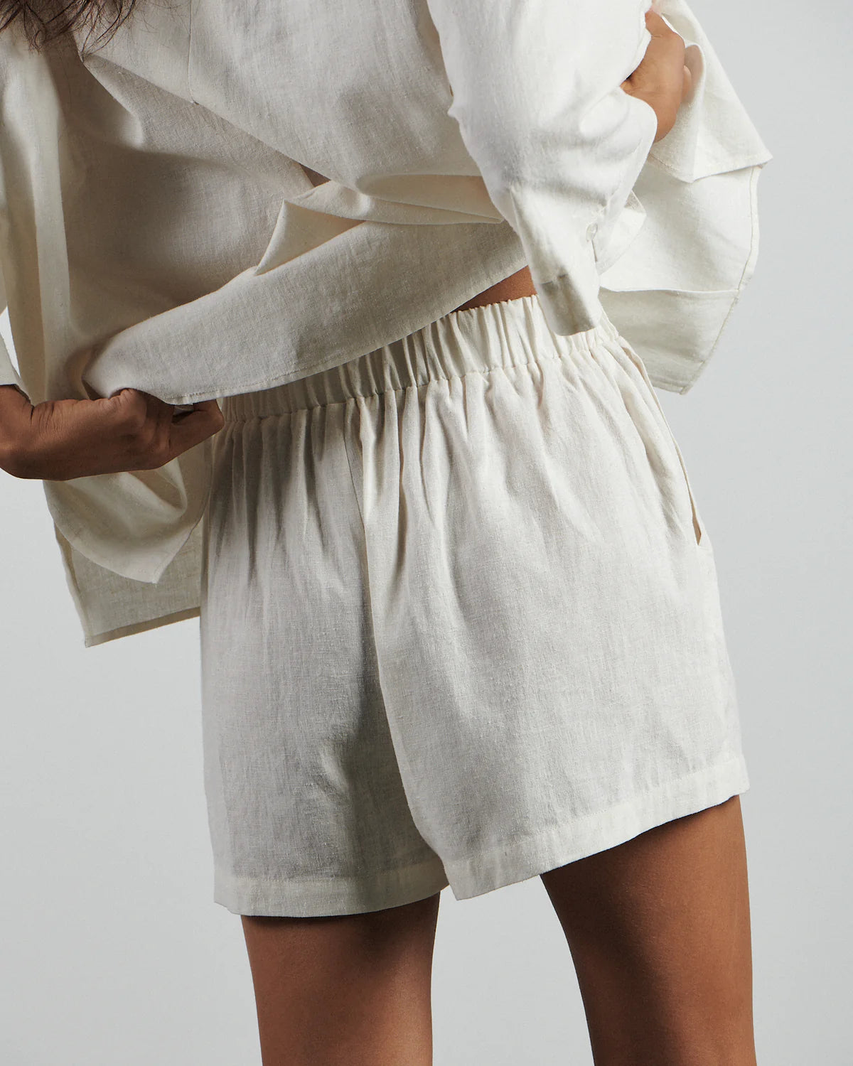 the casual short | coconut milk | bare by charlie holiday