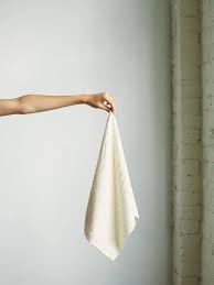 virginia hand towel | ivory | baina