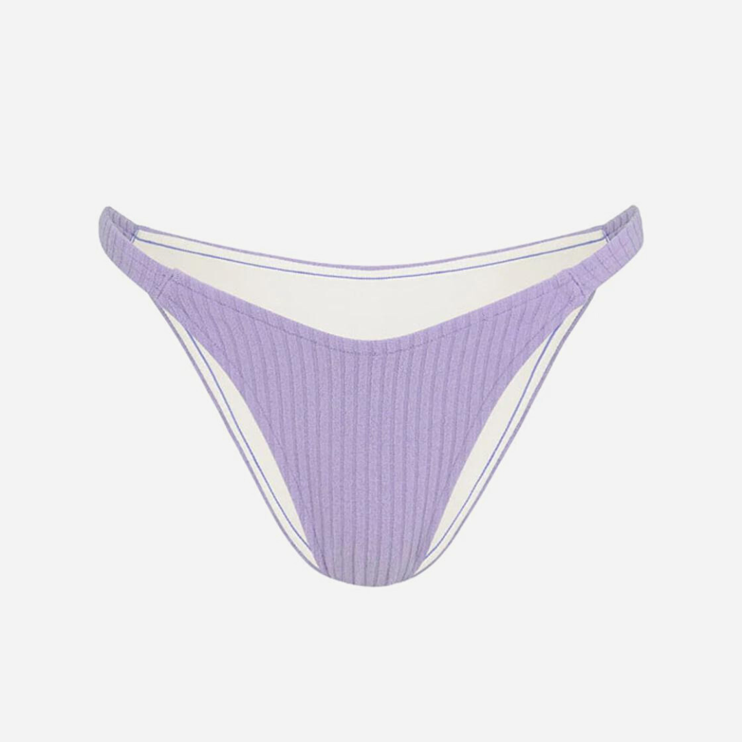 cord towelling string bikini | lilac | zulu & zephyr