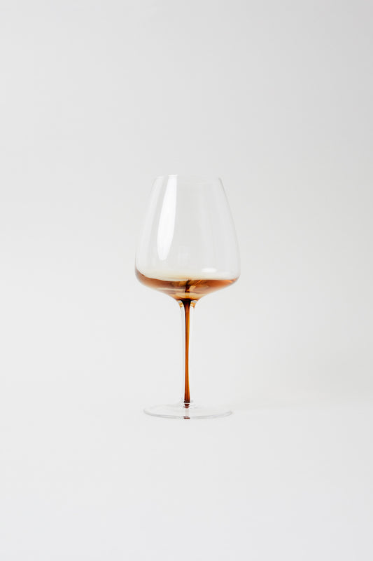 red wine glass | amber | broste copenhagen