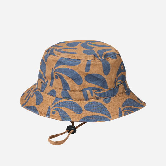 reversible bucket hat | indigo palms | crywolf