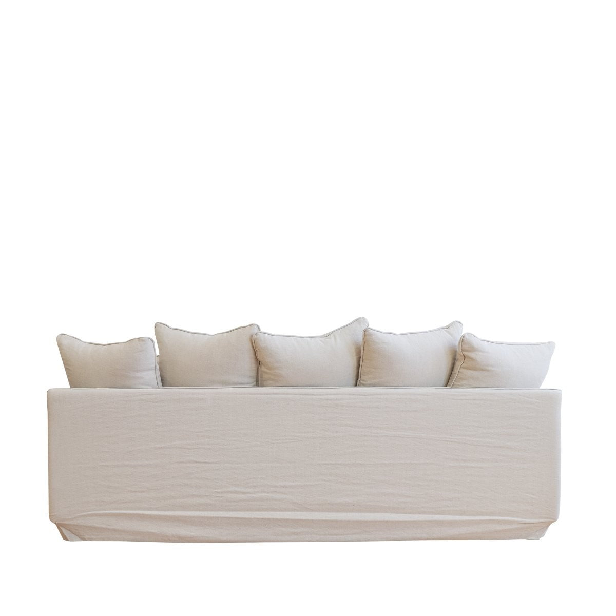 lotus slipcover sofa | 3 seater | oatmeal linen