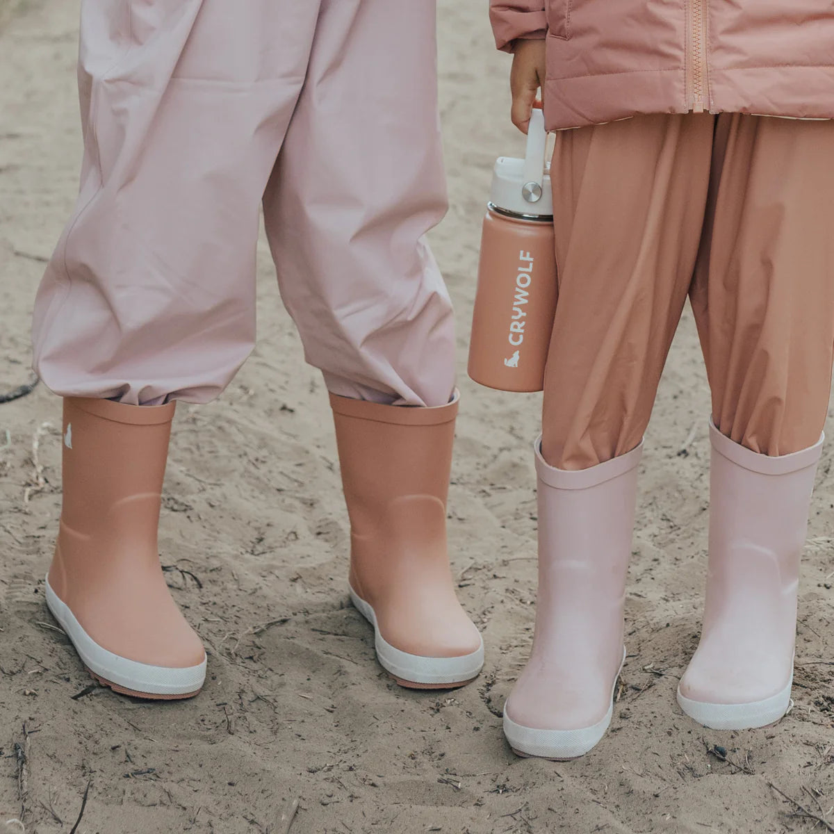 rain boots | dusty pink | crywolf