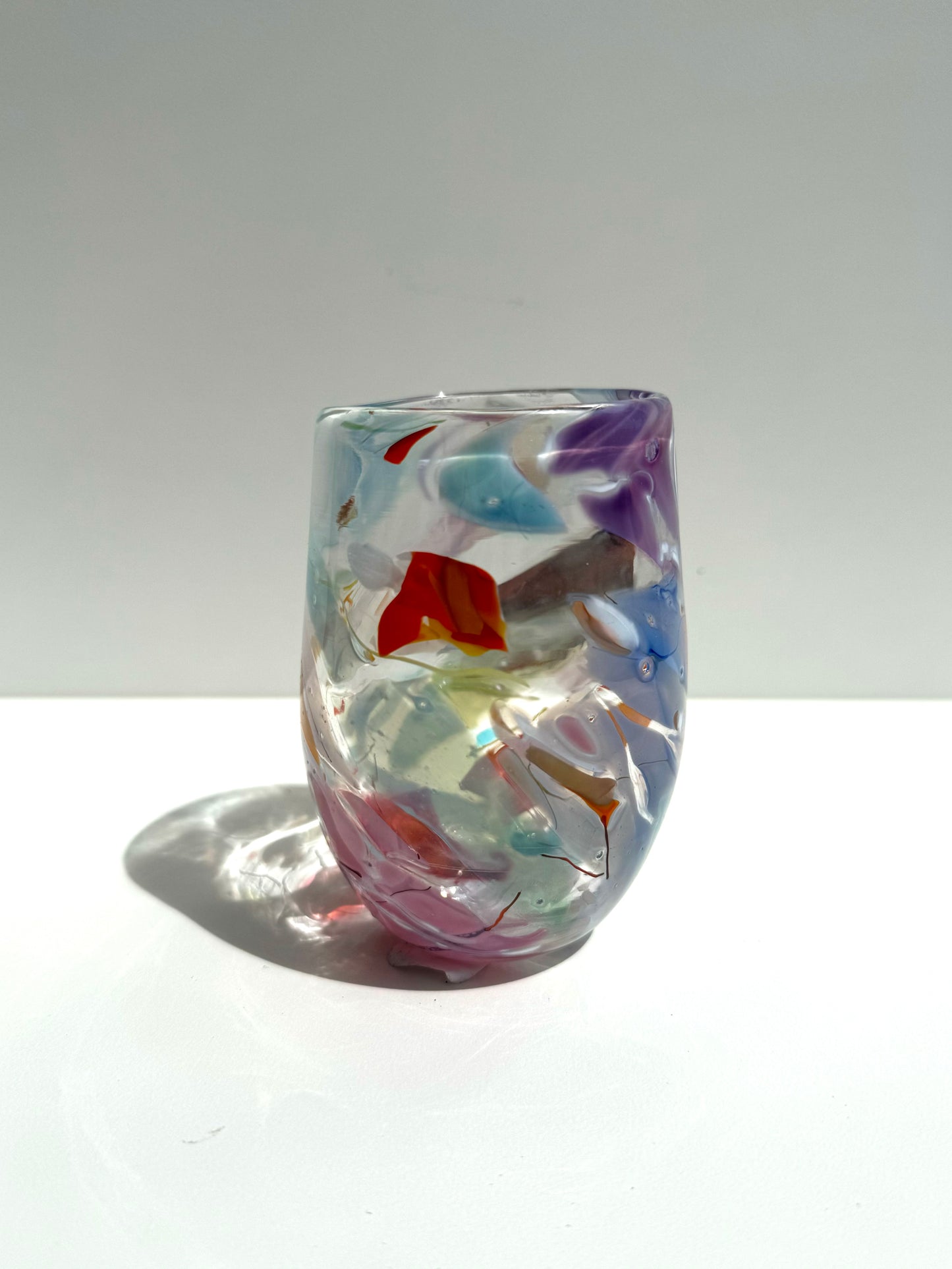 handblown glass tumbler | shard | grinter glass