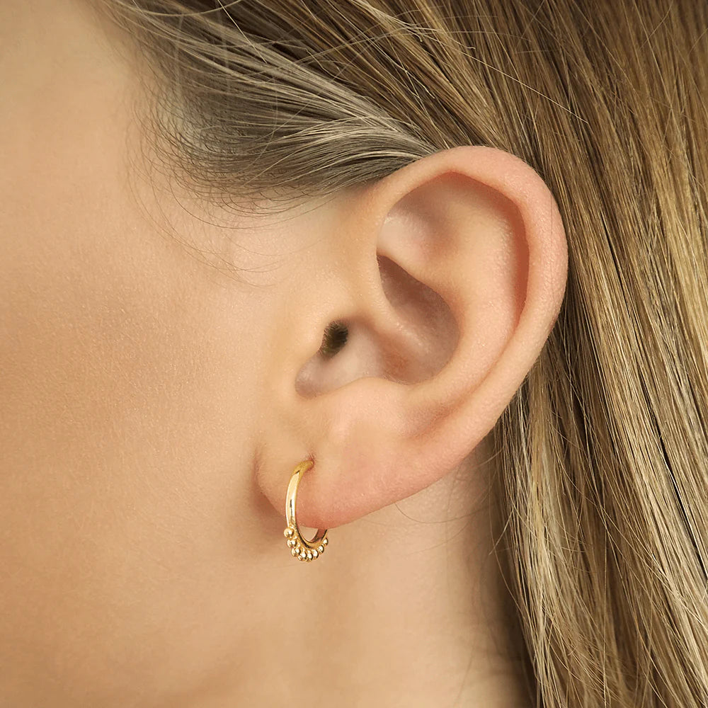 cherish hoop earrings | by charlotte