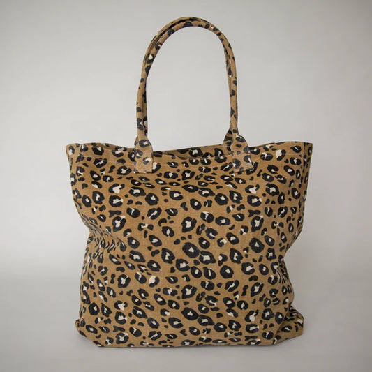 great big bag | leopard camel | sophie