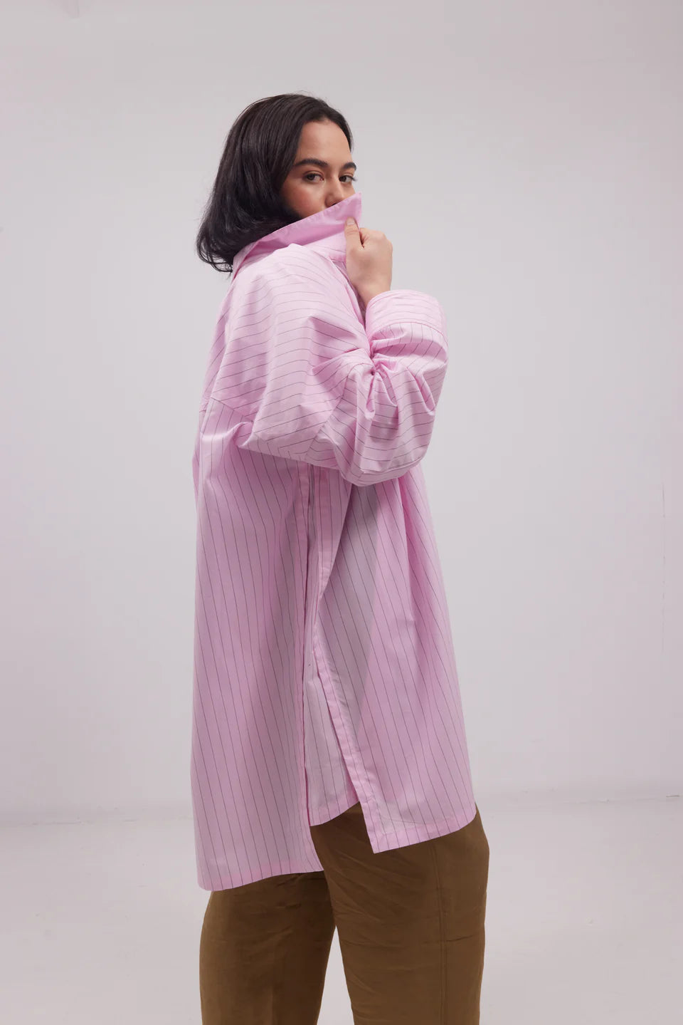 viv shirt dress | lolly pink | josephine