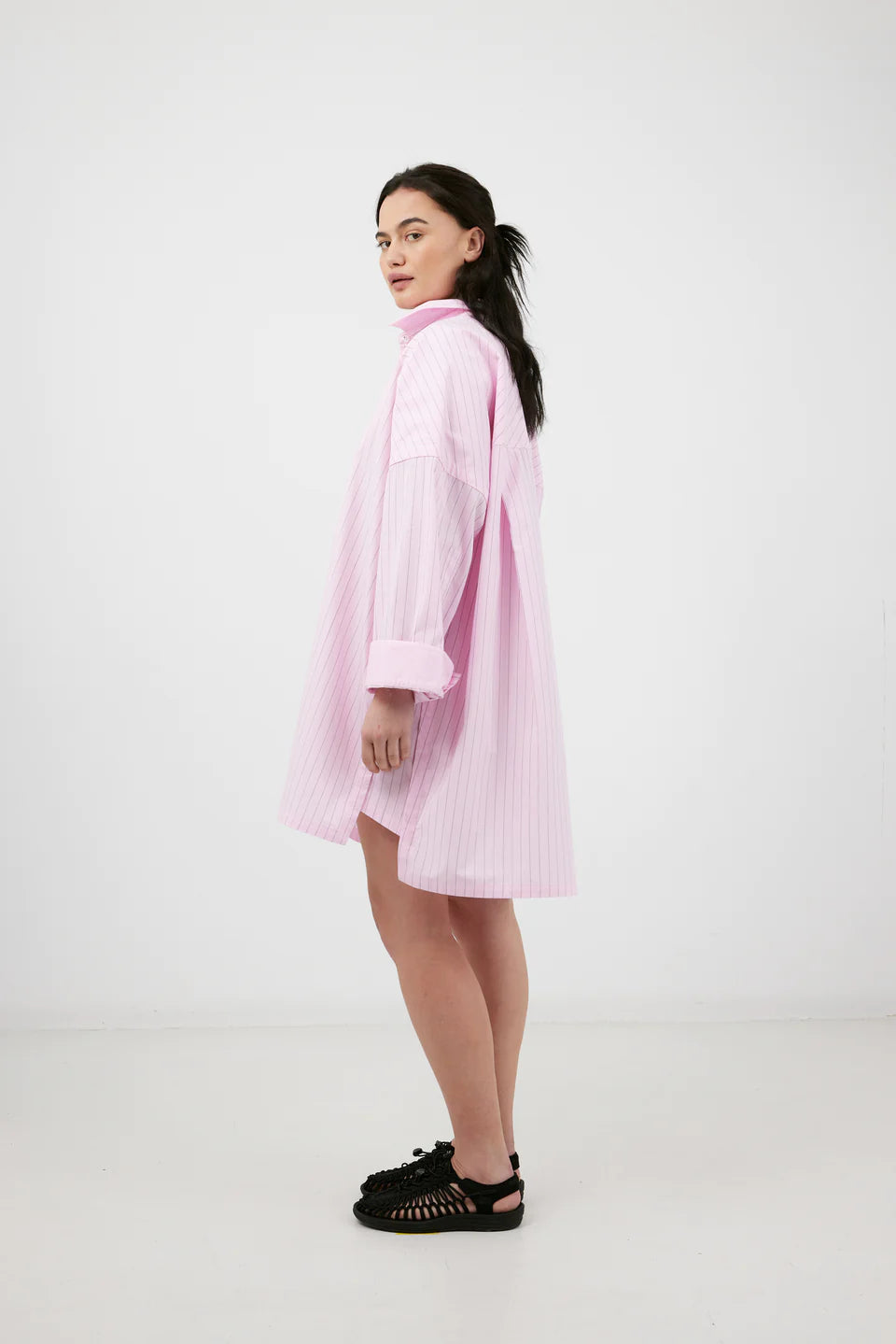 viv shirt dress | lolly pink | josephine