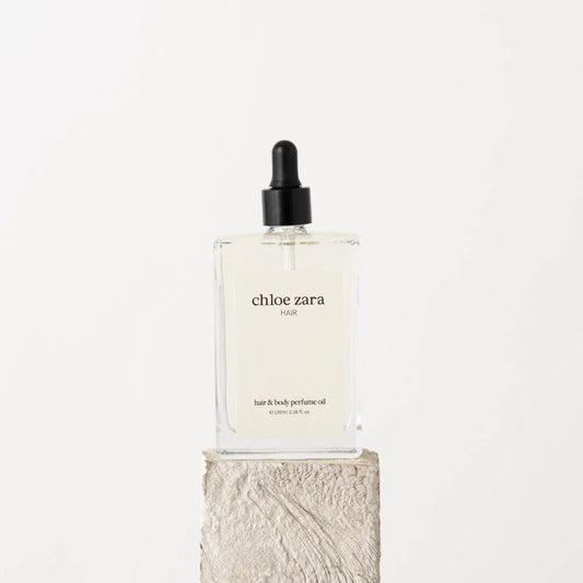 hair & body perfume oil | chloe zara hair