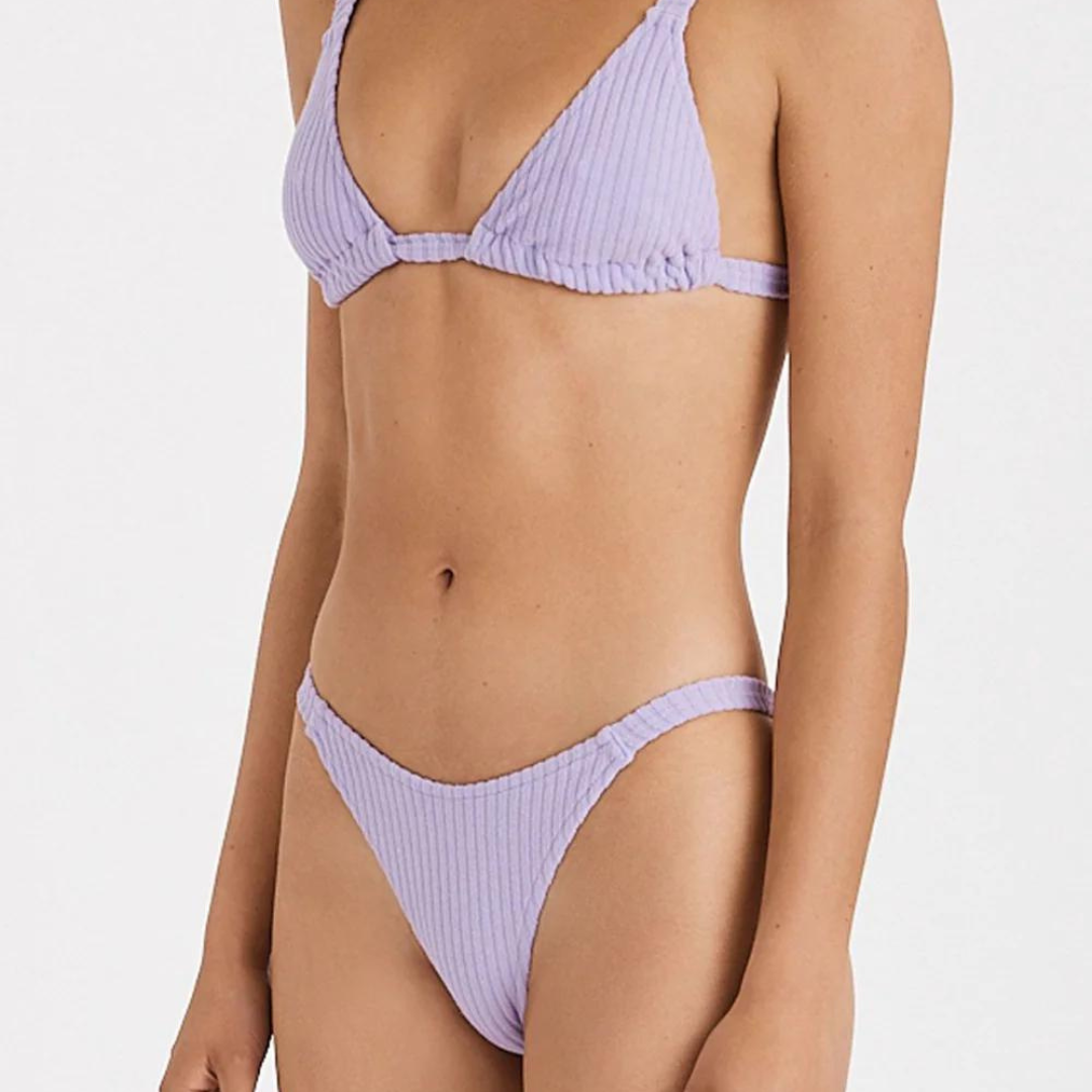 cord towelling string bikini | lilac | zulu & zephyr