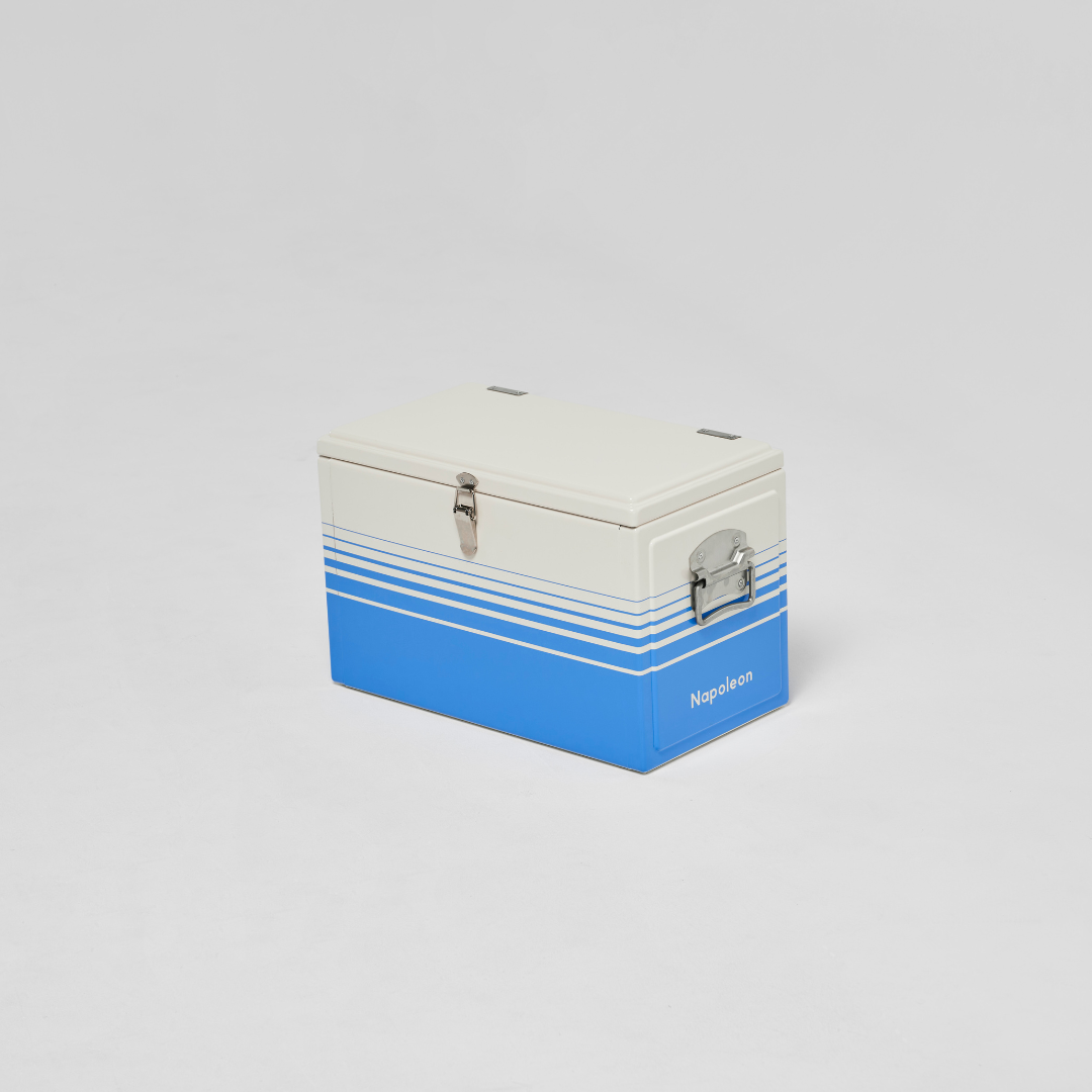 napoleon chilly bin | blue + cream