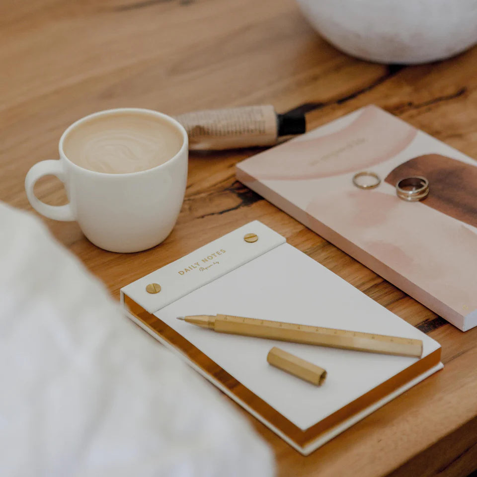 daily notes | white | papier hq