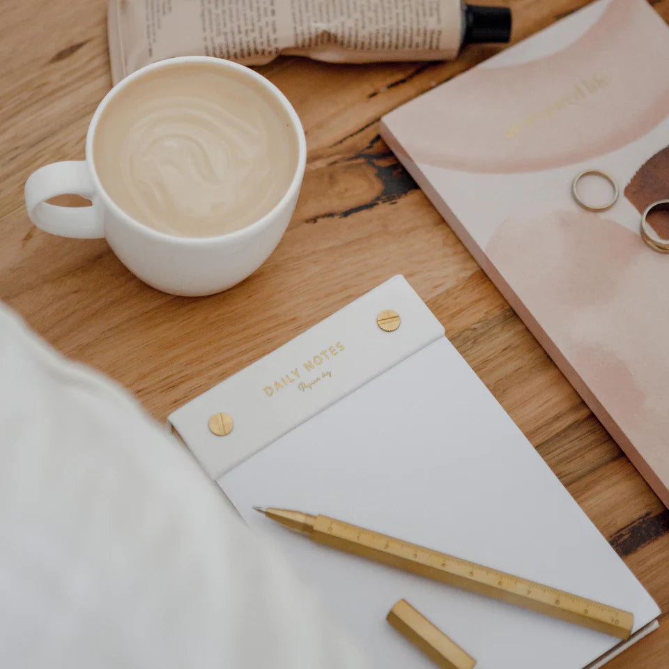 daily notes | white | papier hq