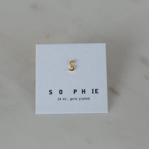little letter studs | sophie