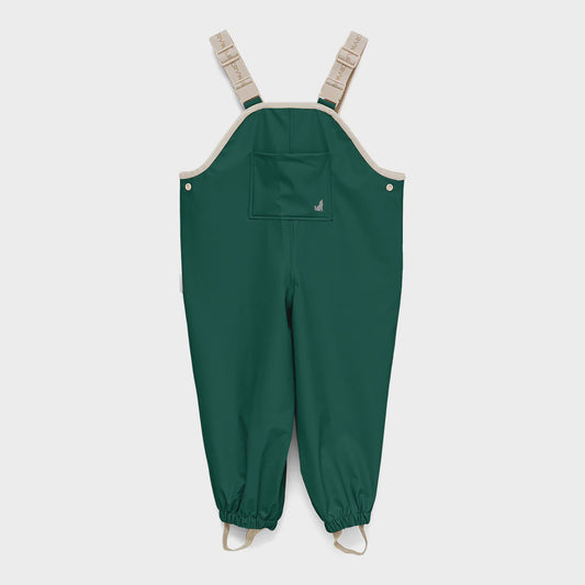 rain overalls | forest green | crywolf