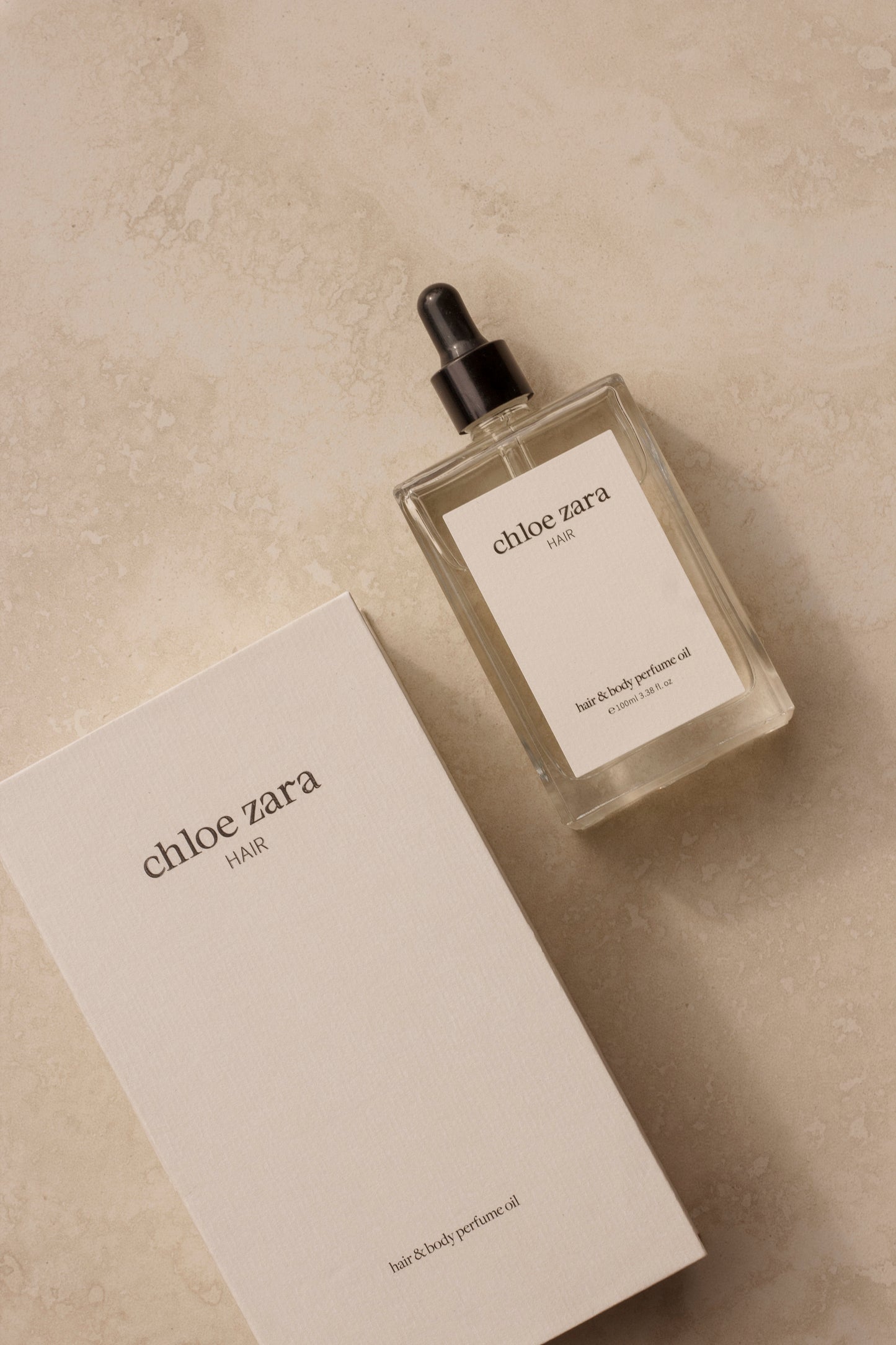 hair & body perfume oil | chloe zara hair