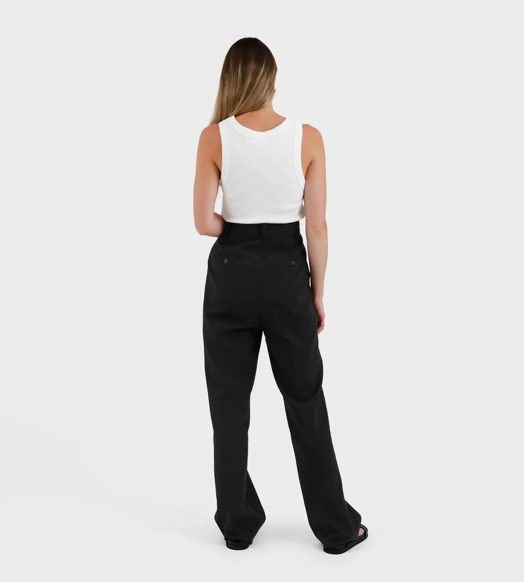 classic trouser | black | father rabbit apparel