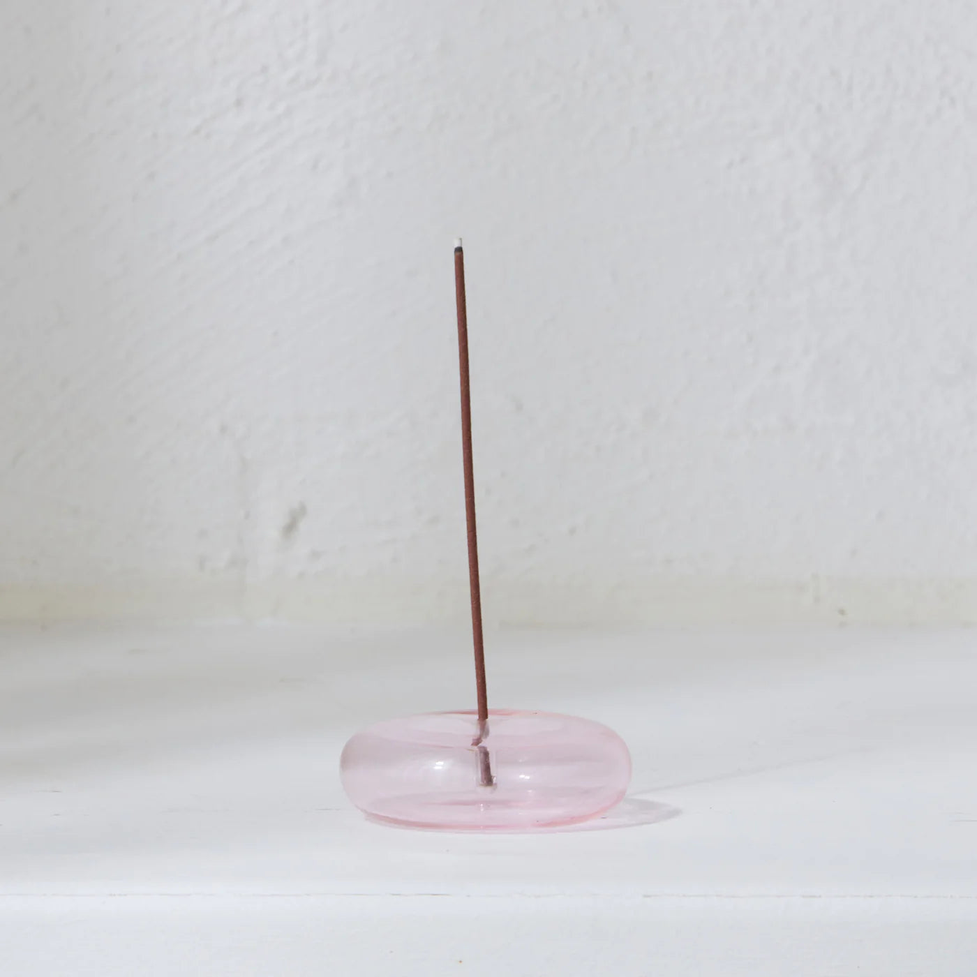 glass incense holder | pink