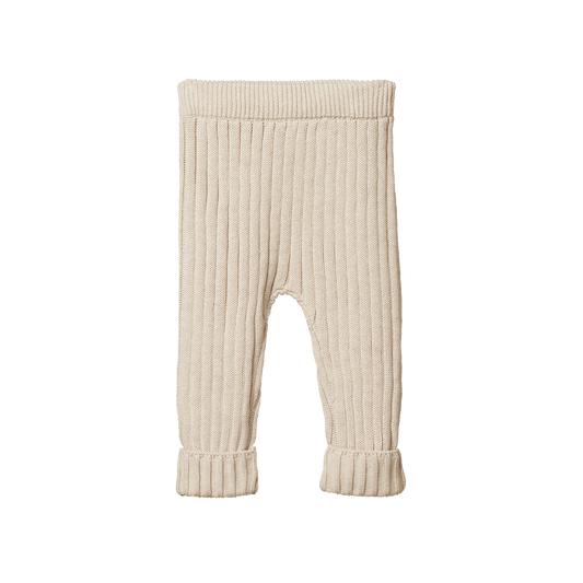 lou pants | oatmeal marle | nature baby