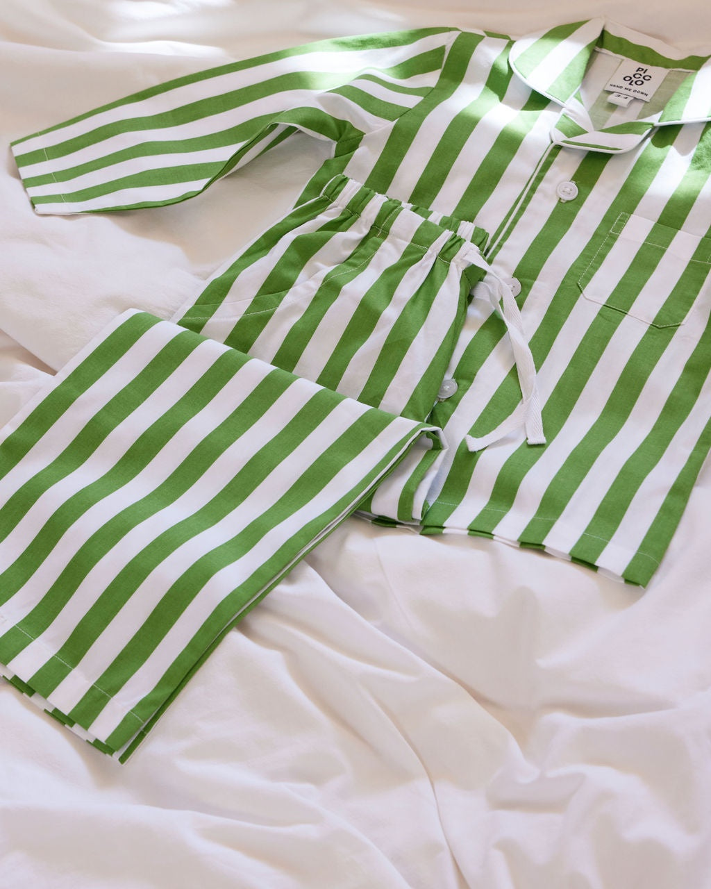 winter pyjama set | meadow green | piccolo