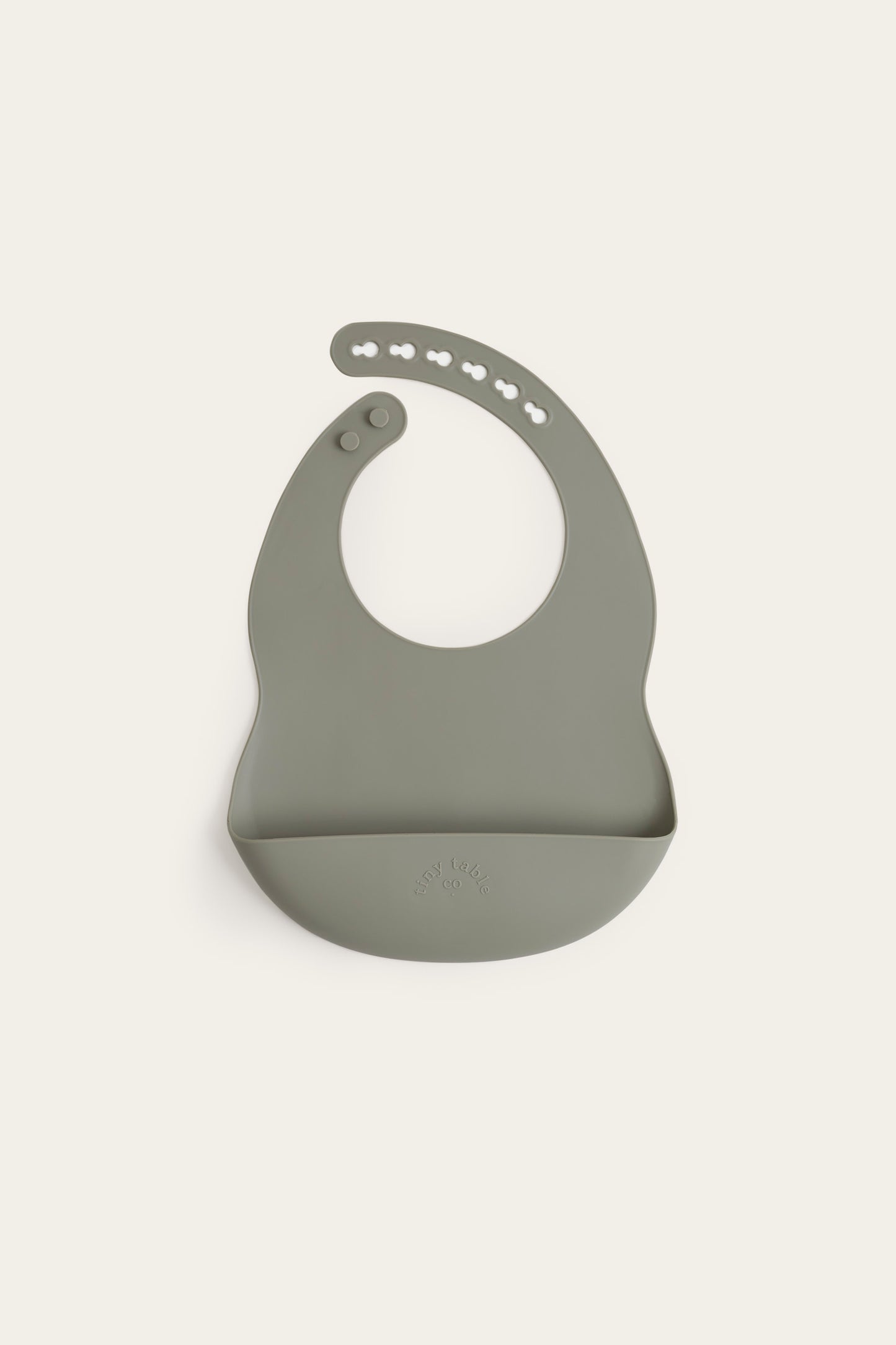 silicone bib | olive | tiny table co.