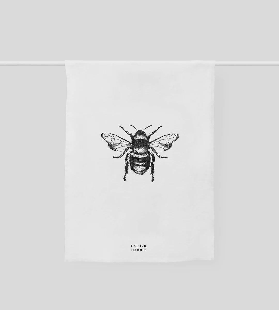 tea towel | bee | father rabbit goods