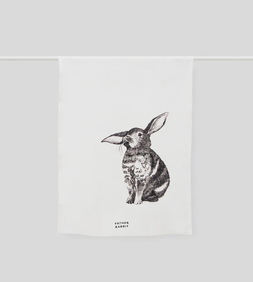 tea towel | bunny tails | father rabbit goods