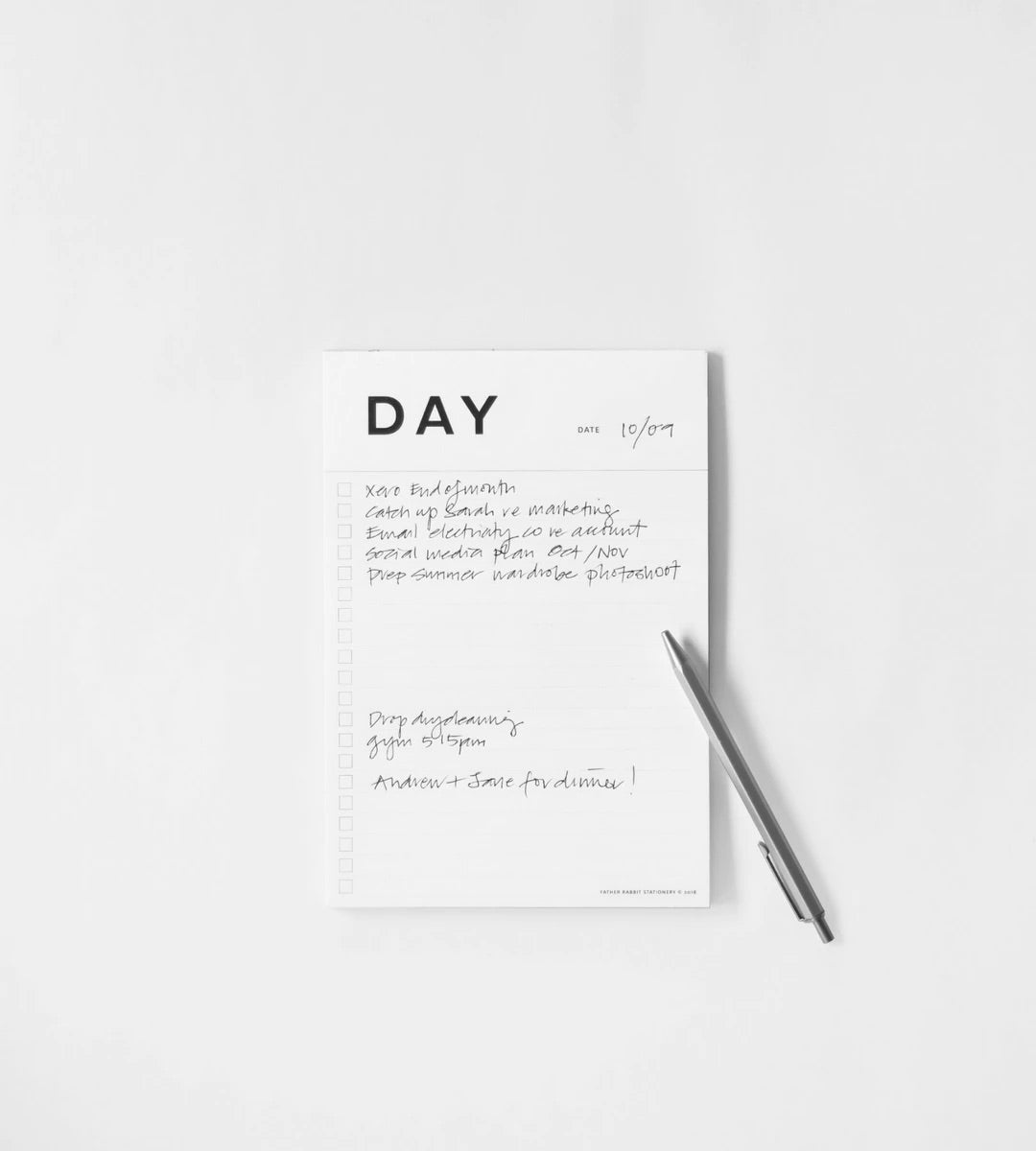 a5 day planner | father rabbit goods