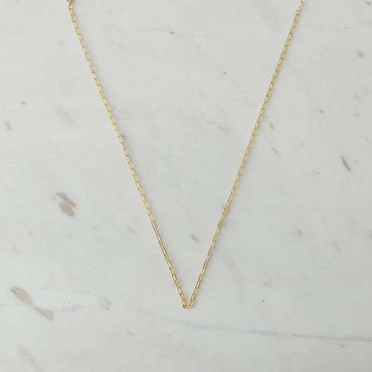 mini link necklace | gold | sophie