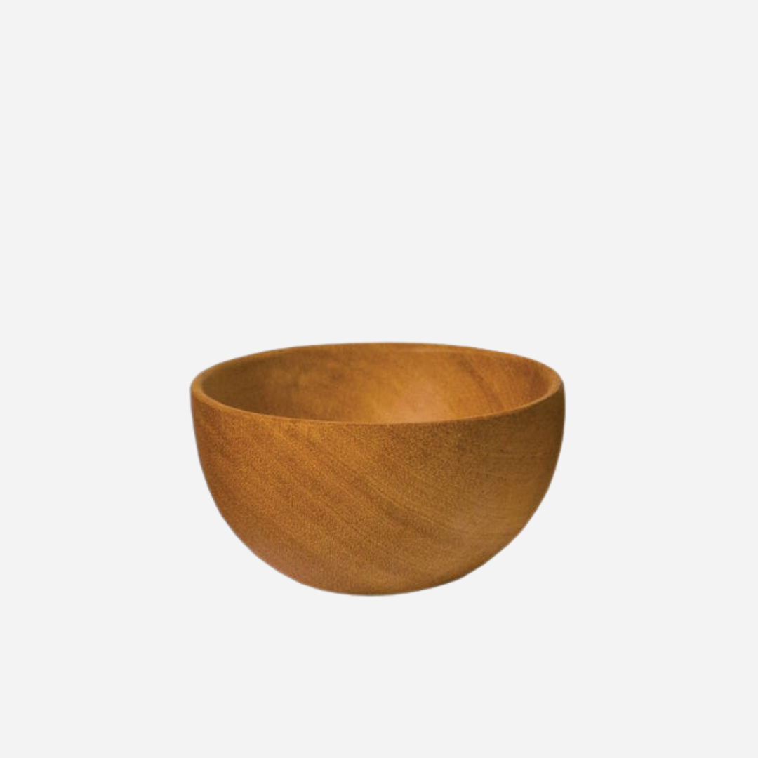 mini wooden bowls